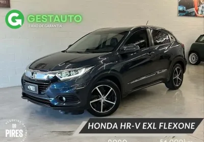 Honda hr-v exl 1.8 flexone 16v 5p aut.  - azul - 2019/2020