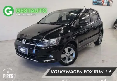 Volkswagen fox run 1.6 flex 8v 5p  - preta - 2017/2017
