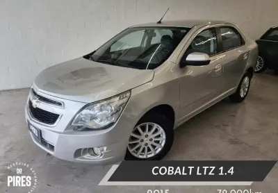 Chevrolet cobalt ltz 1.4 8v flexpower/econoflex 4p  - prata - 2015/2015
