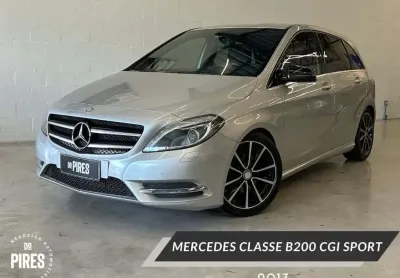 Mercedes-benz classe b 200 b cgi 1.6 tb sport 156cv aut - prata - 2012/2013
