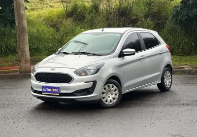 Ford ka 1.0 se/se plus tivct flex 5p  - prata - 2020/2021