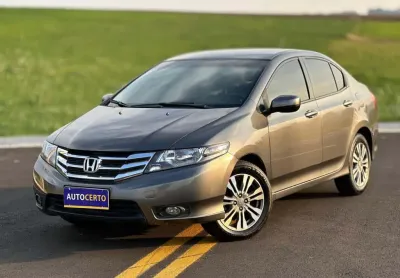 Honda city lx flex - cinza - 2014/2014