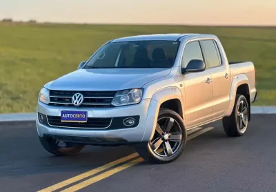 Volkswagen amarok cd 4x4 high - prata - 2013/2014