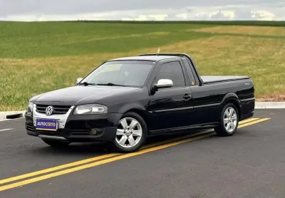 Volkswagen saveiro super surf 1.8 mi total flex 8v  - preta - 2007/2007