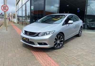 Honda civic lxr - prata - 2014/2015