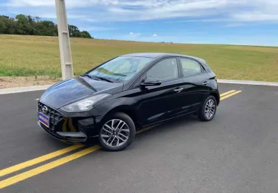 Hyundai hb20 platinum 1.0 tb flex 12v aut.  - preta - 2022/2022