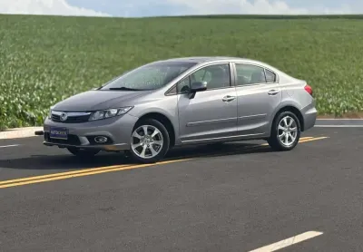 Honda civic sedan exs 1.8/1.8 flex 16v aut. 4p  - cinza - 2012/2013