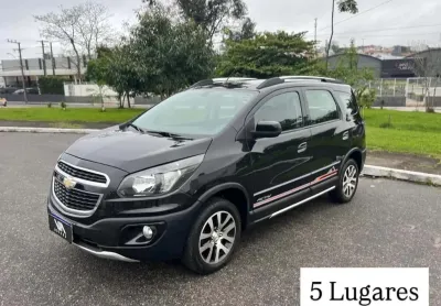 Chevrolet spin activ 1.8 8v econo. flex 5p aut.  - preta - 2015/2016