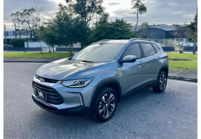 Chevrolet tracker premier 1.2 turbo 12v flex aut.  - prata - 2024/2025