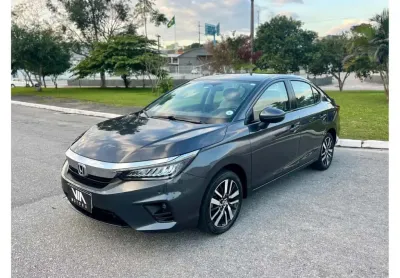 Honda City Sedan Touring 1.5 Flex 16V 4p Aut.  - Cinza - 2023/2024