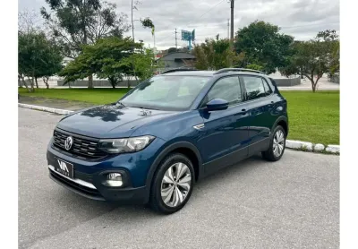 Volkswagen t-cross comfor. 200 tsi 1.0 flex 5p aut.  - azul - 2019/2020