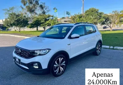 Volkswagen t-cross comfor. 200 tsi 1.0 flex 5p aut.  - branca - 2023/2024