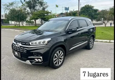 Caoa chery tiggo 8 txs 1.6 16v tgdi aut.  - preta - 2020/2021