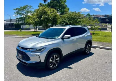 Chevrolet tracker premier 1.2 turbo 12v flex aut.  - prata - 2021/2021