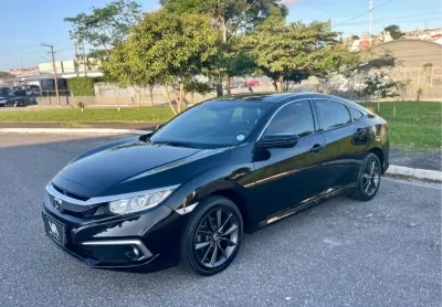 Honda Civic SEDAN EXL 2.0 FLEX - Preta - 2019/2020