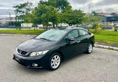 Honda civic exr 2.0 flex  - preta - 2013/2014
