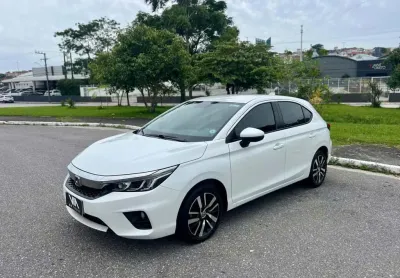 Honda city hatchback exl 1.5 - branca - 2022/2022