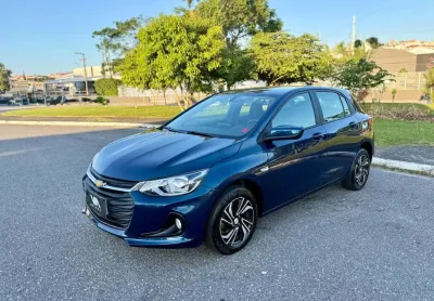 Chevrolet Onix HATCH LT 1.0 12V Flex 5p Mec.  - Azul - 2023/2024
