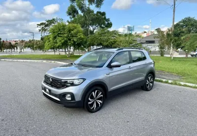 Volkswagen T-Cross Comfor. 200 TSI 1.0 Flex 5p Aut.  - Prata - 2024/2024