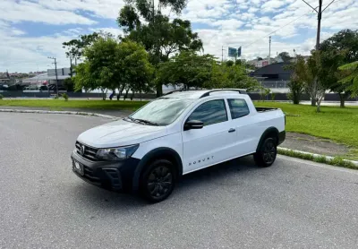 Volkswagen Saveiro Robust 1.6 Total Flex 16V CD - Branca - 2024/2025