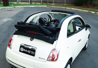 Fiat 500 cabrio 2014 - impecável 