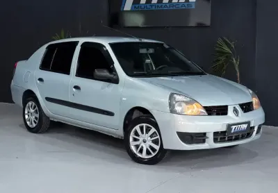 Renault clio sedan expression 1.o completo e revisado! - excelente estado