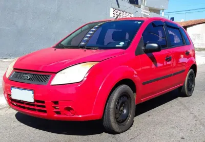 Ford fiesta 1.0 flex 2009 vermelho - revisado, 4 pneus novos e perícia aprovada - facilita autos jac