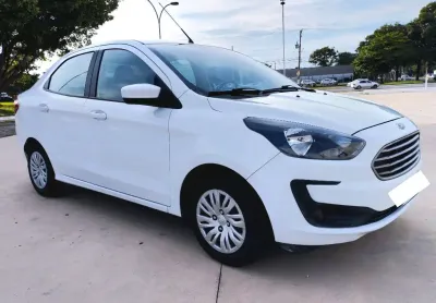 Ford ka sedan se 1.5 2020 branco - gnv g5, 4 pneus novos, abaixo fipe e perícia aprovada com estrutu