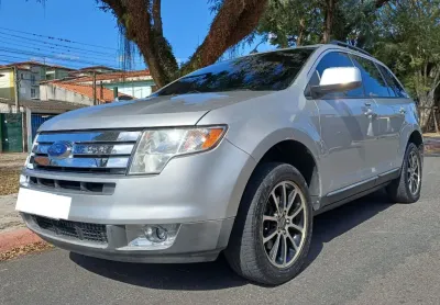 Ford edge sel 3.5 v6 awd 2009 prata - revisado, arrefecimento novo, 4 pneus novíssimos e perícia apr