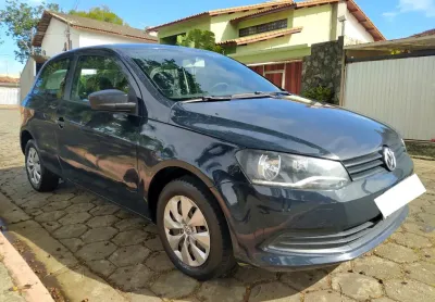Volkswagen gol city 1.0 flex 2p 2015 cinza - com ar condicionado e abaixo fipe - facilita autos jaca