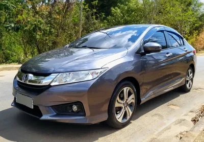 Honda city sedan exl 1.5 flex aut. 2015 – 4 pneus novos, revisado e perícia aprovada!
