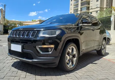 Jeep compass limited 2.0 flex aut. 2018 – versão mais completa, 2 pneus novíssimos e perícia aprovad