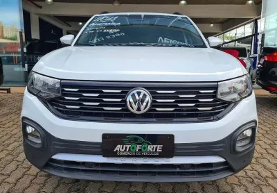 Volkswagen t-cross 1.0 200 tsi comfortline - branca - 2020/2021