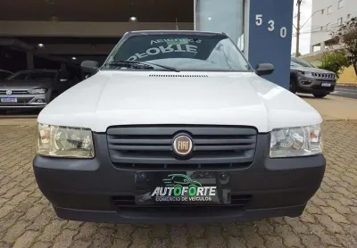 Fiat mille uno  economy 2p - branca - 2009/2010