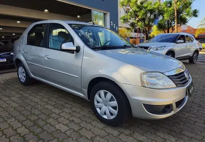 Renault logan expression 1.0  - prata - 2012/2013