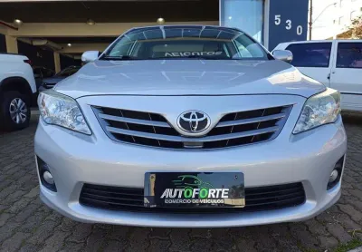 Toyota corolla xei 2.0 flex - prata - 2013/2014
