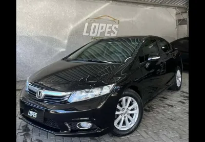 Honda civic sedan lxr 2.0 flexone 16v aut. 4p  - preta - 2014/2014