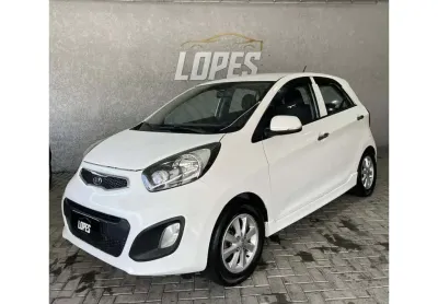 Kia picanto ex 1.1/1.0/ 1.0 flex mec.  - branca - 2012/2013