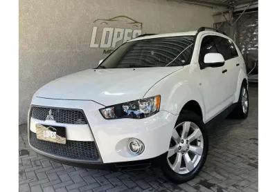 Mitsubishi outlander 2.0 16v 160cv aut. - branca - 2012/2013