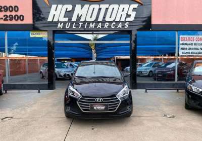 Hyundai HB20S PREMIUM 1.6 2017 AUTOMATICO - Preta - 2017/2017