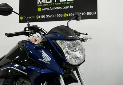 Honda cg 160 titan azul 2024