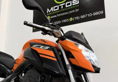 Honda cb 650f laranja 2019
