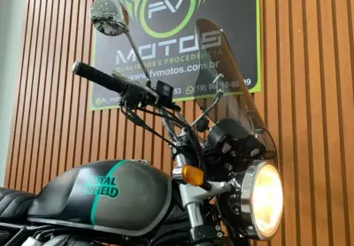 Royal enfield interceptor cinza 650 2023