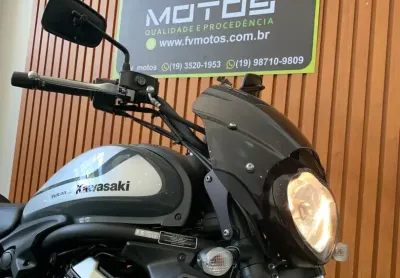 Kawasaki vulcan s 650 café cinza 2018