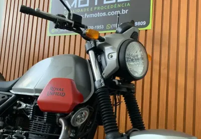 Royal enfield scram 411 cinza 2024