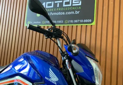 Honda cg 160 titan azul 2019