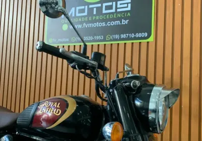 Royal enfiel classic 350 preta 2024