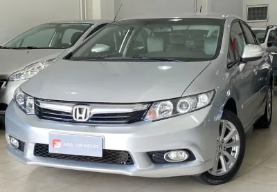 Honda civic lxl 1.8 aut (cvt) 2013 - carro de extrema conservação com média de baixo km (154.369)