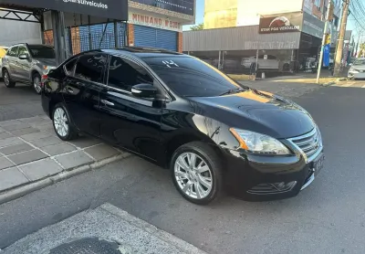 Sentra sl 2.0 cvt 2014 -versão top de linha, super completo com teto solar-