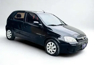 Chevrolet corsa hatch corsa hat. premium 1.4 8v econoflex 5p  - preta - 2009/2010